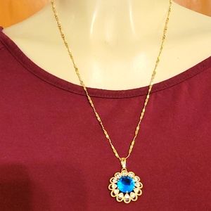 chain with charm included.laminated gold